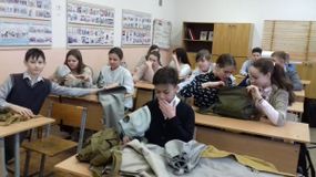 На уроке ОБЖ